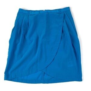 H&M Womens Wrap Skirt, Blue Size 2